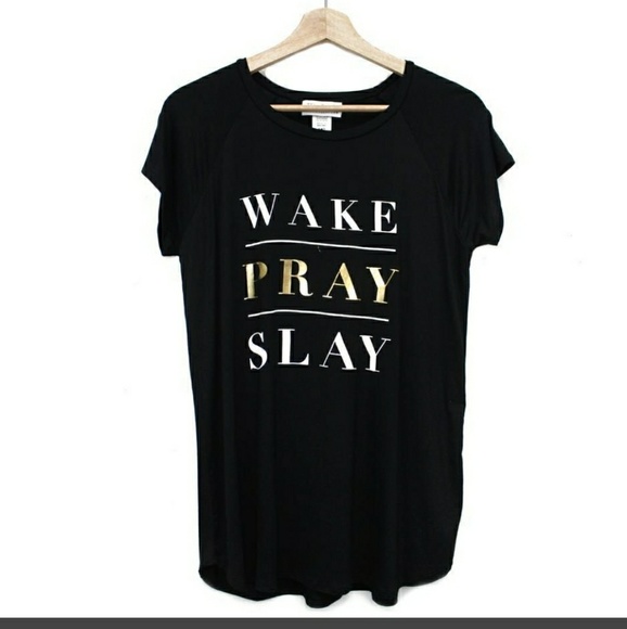 Tops - Wake Pray Slay comfy tee